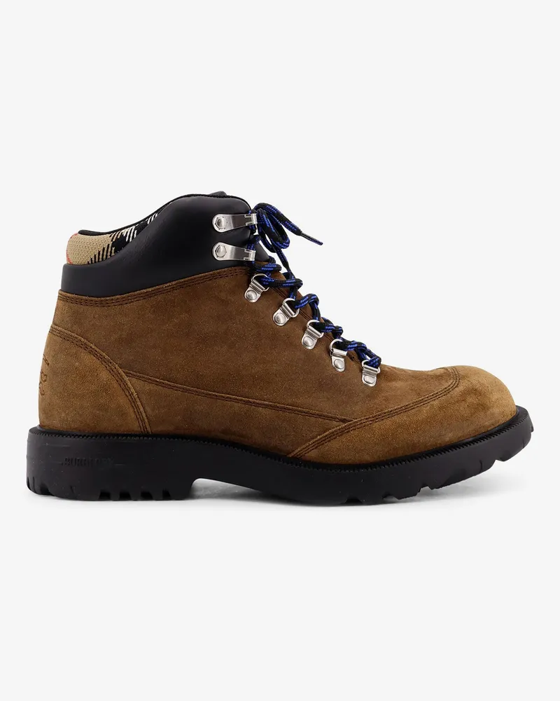 Burberry Moor High leather ankle boots -  - gender_Man Brown