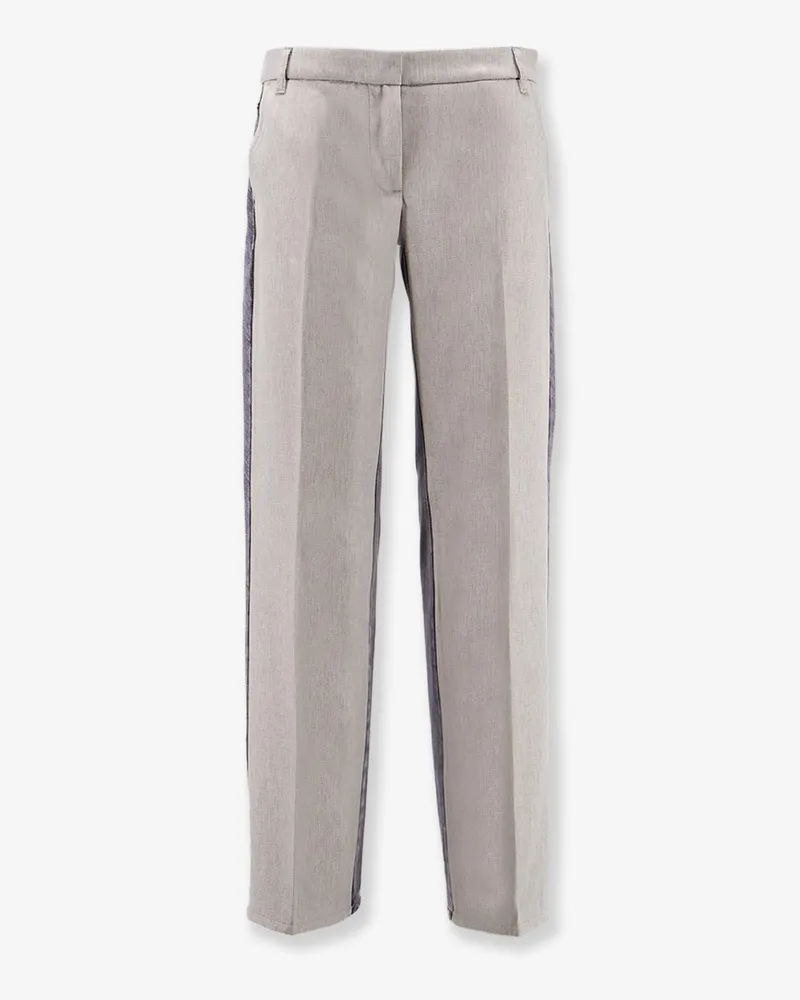 Stella McCartney Tailoring Mixed trousers -  - gender_Woman Grey