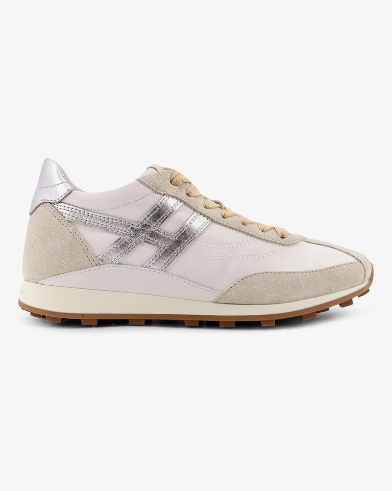 Hogan Nylon and suede sneakers -  - gender_Woman Grey