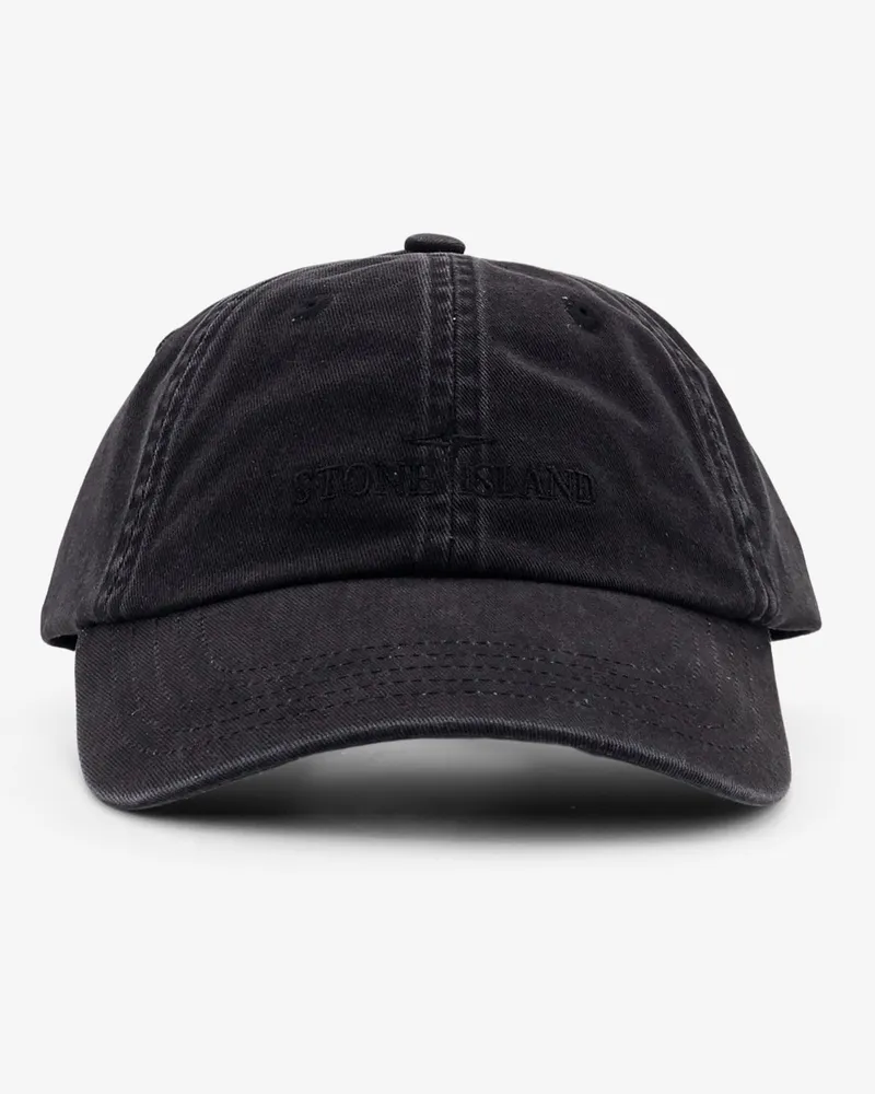 Stone Island Cotton Baseball hat -  - gender_Man Black