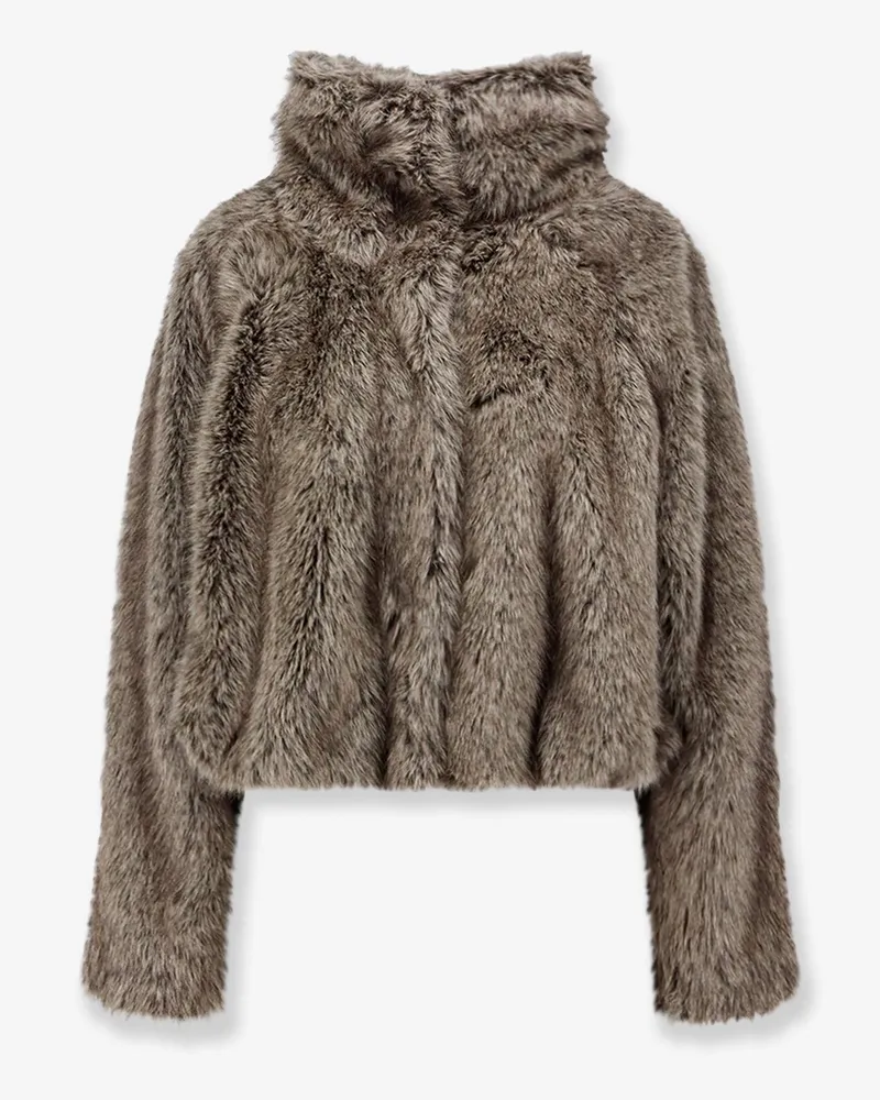 ALYSI Faux fur jacket -  - gender_Woman Grey
