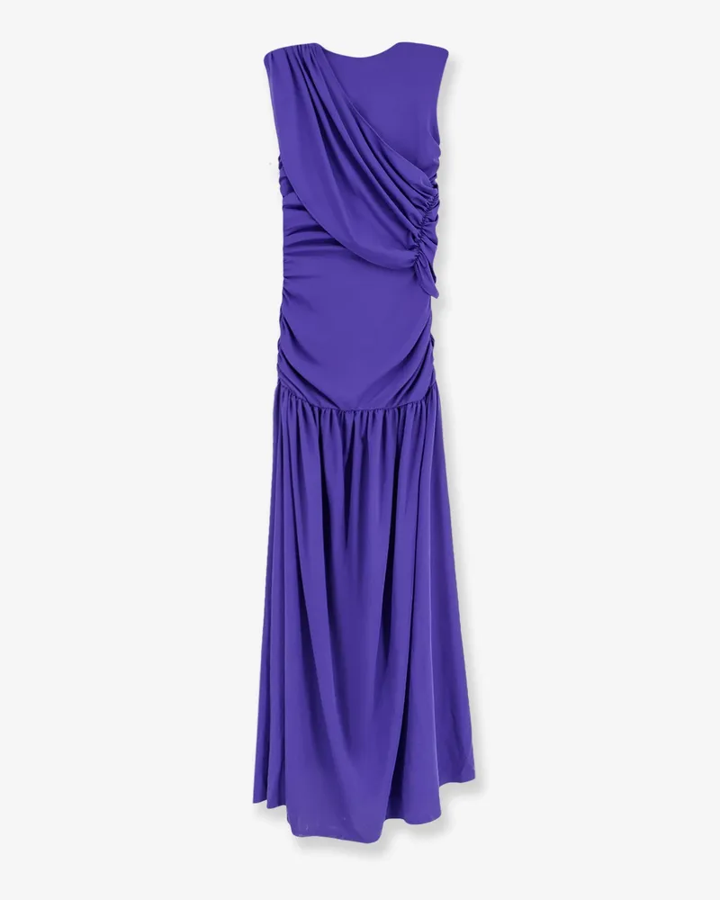 ACTUALEE Draped long dress -  - gender_Woman Purple