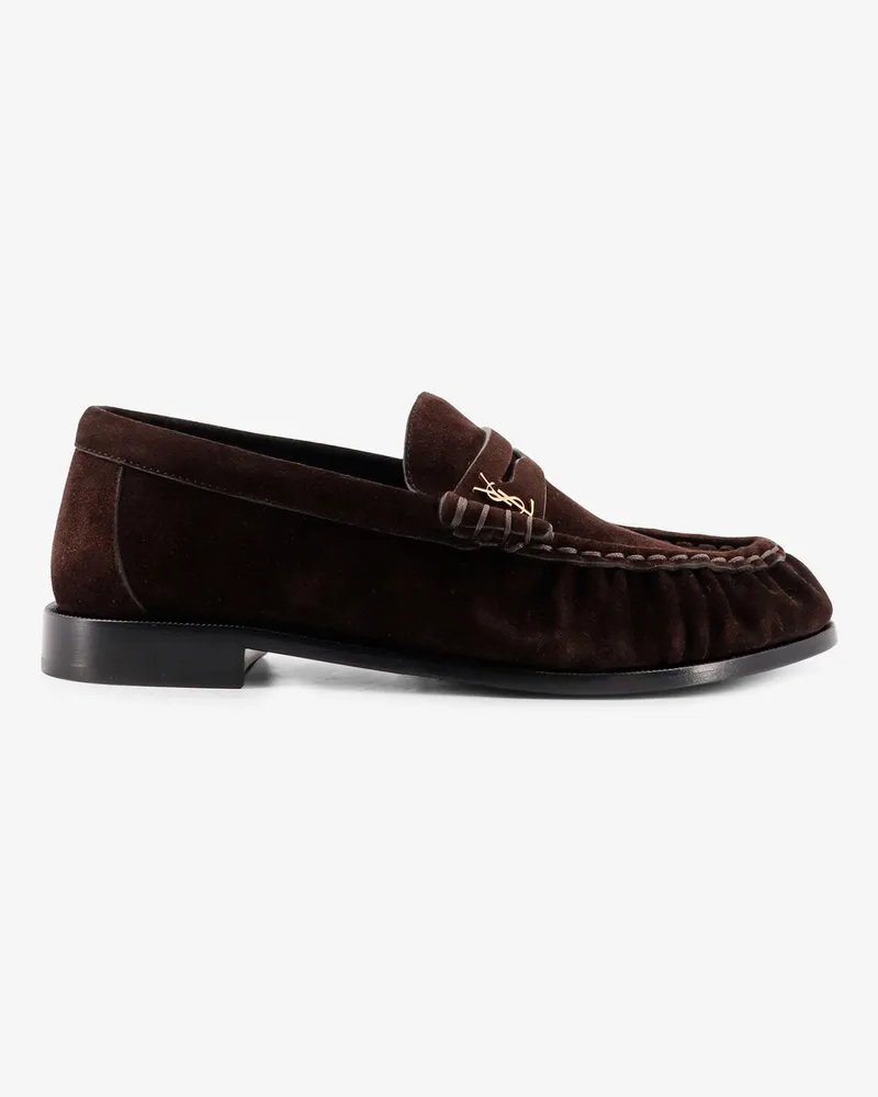 Saint Laurent Le Loafer 15 suede loafers -  - gender_Woman Brown