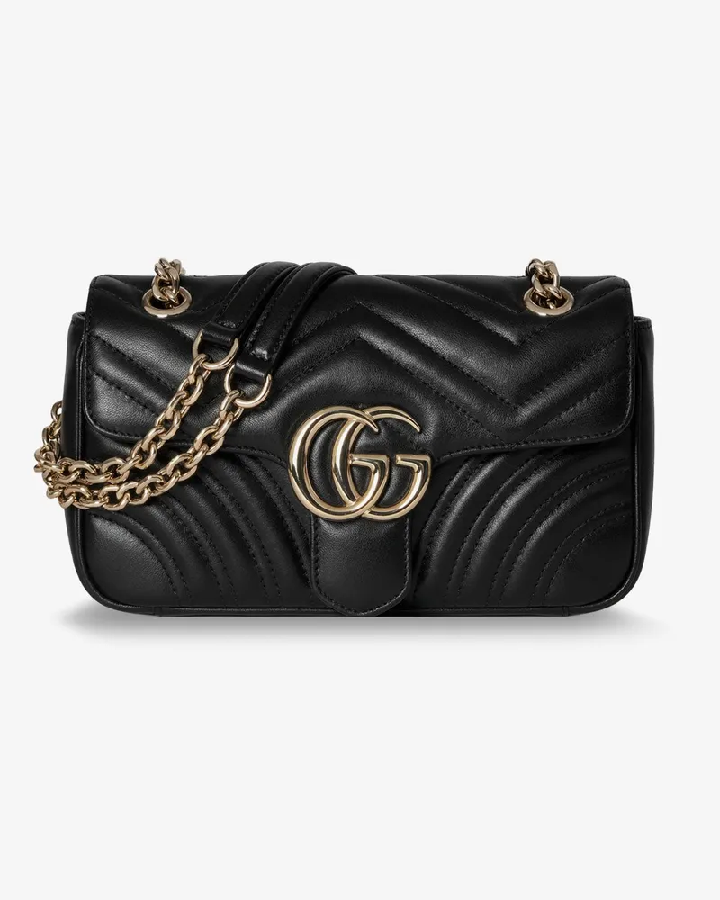 Gucci GG Marmont leather crossbody bag -  - gender_Woman Black