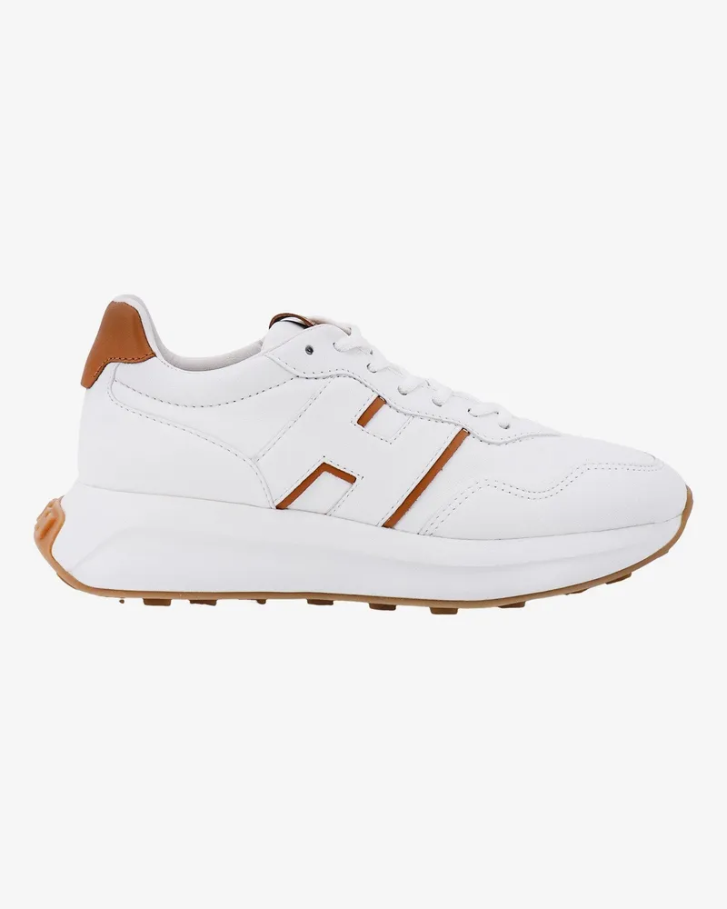 Hogan Leather sneakers with logo on the side -  - gender_Woman White