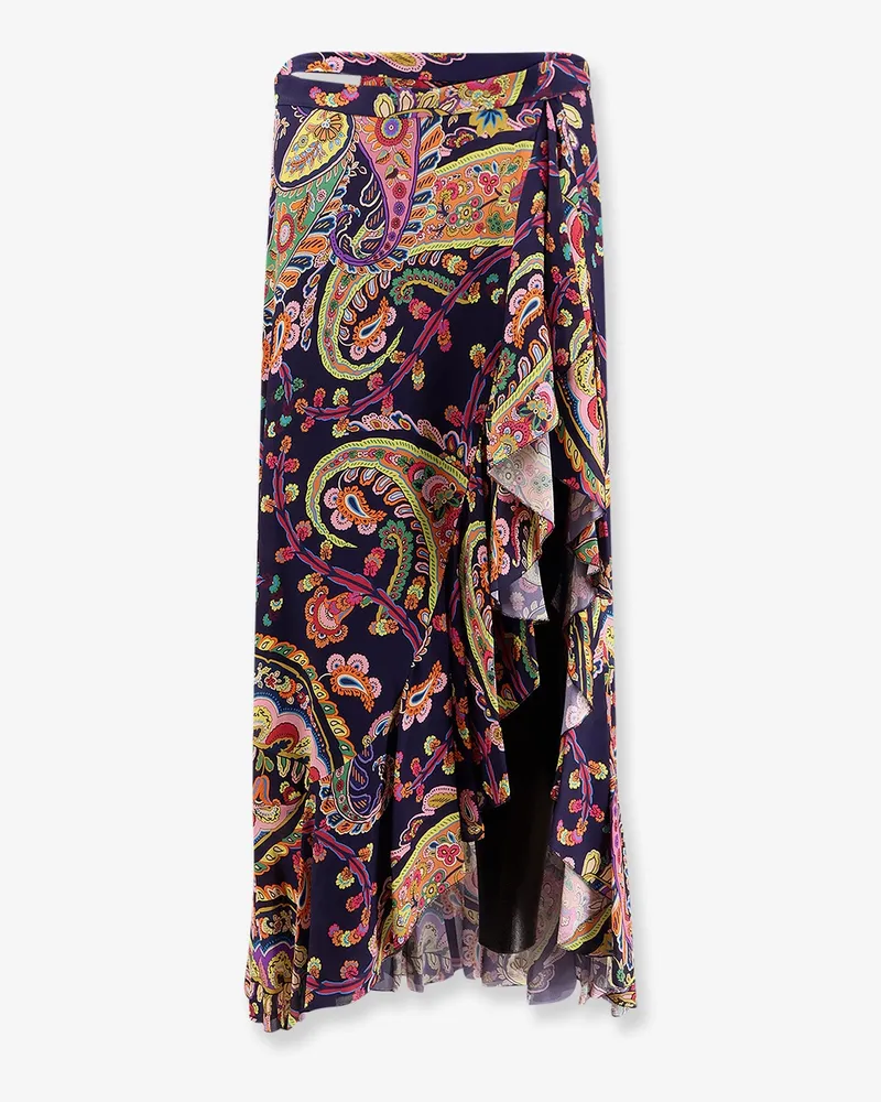 Etro Multicolor viscose skirt -  - gender_Woman Multicolor