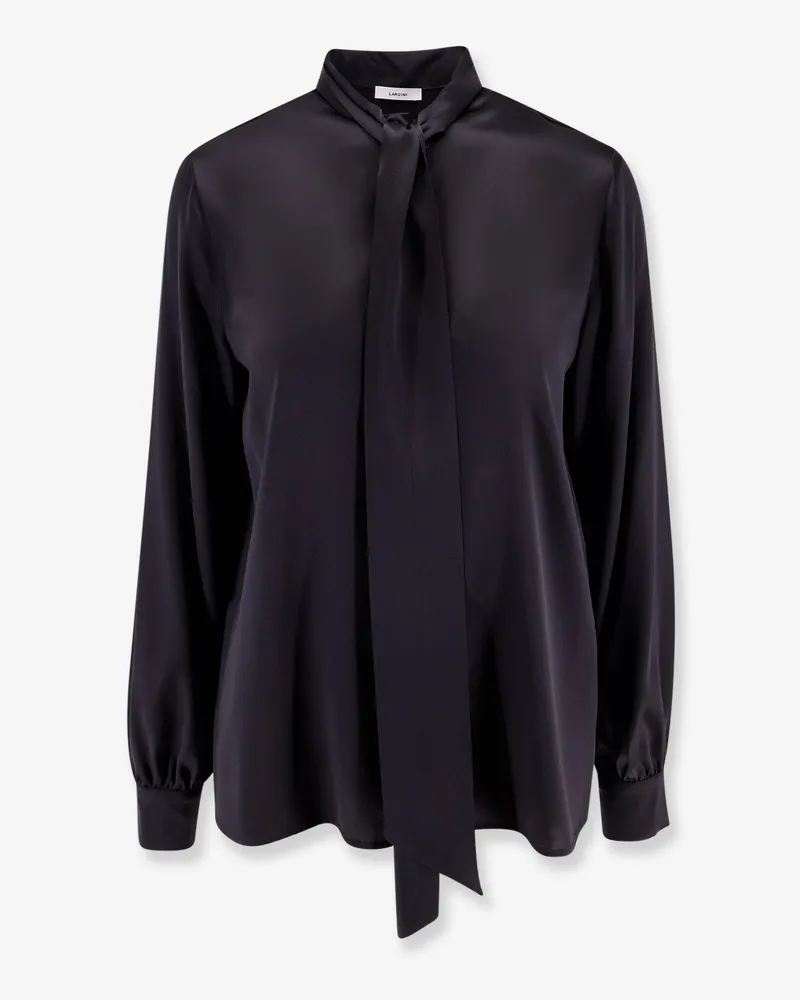 LARDINI Stretch silk shirt -  - gender_Woman Black