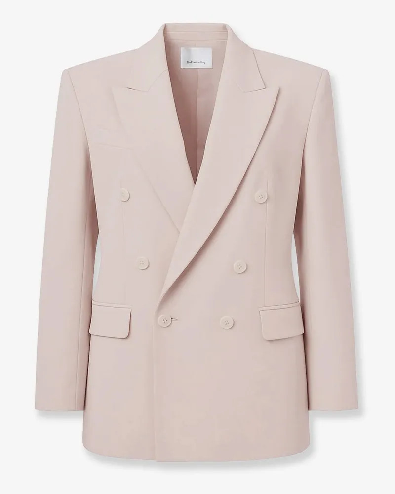 FRANKIE Shop Monterey Structured wool blend blazer -  - gender_Woman Pink