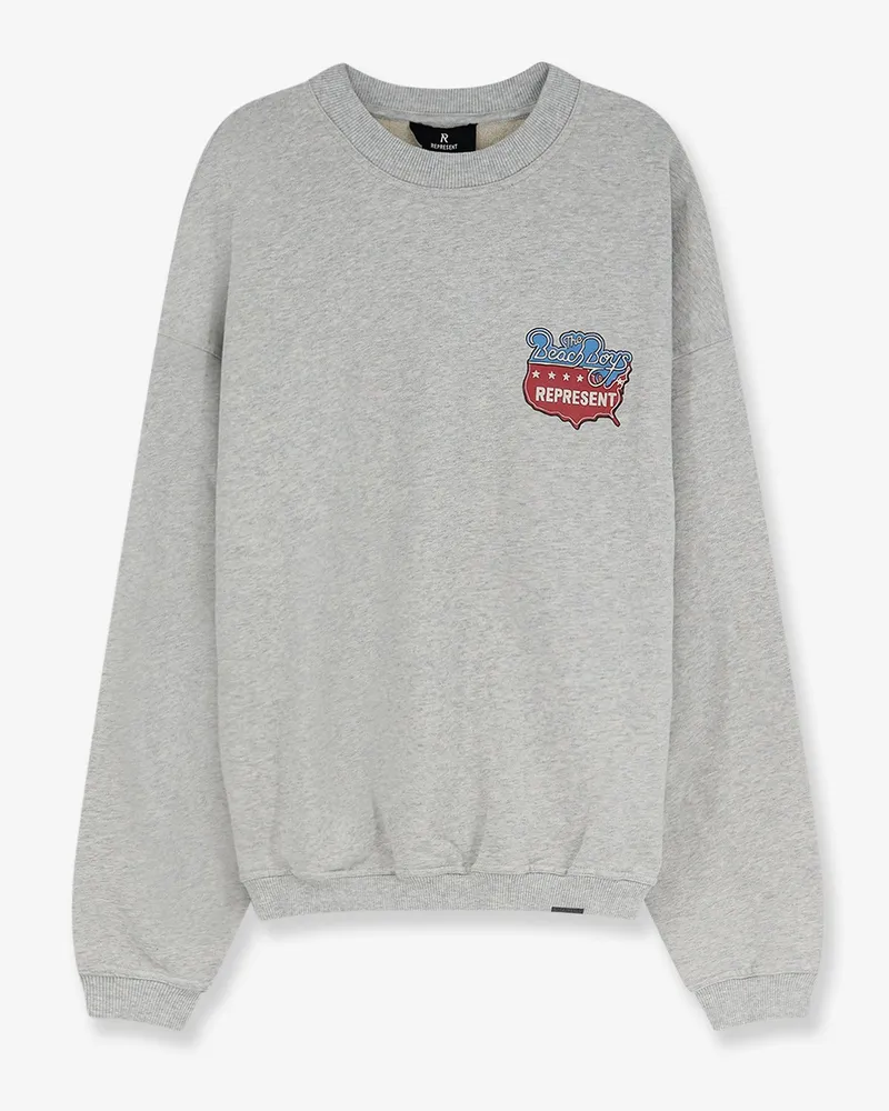 REPRESENT Cotton Beach Boys Americas Band sweater -  - gender_Man Grey
