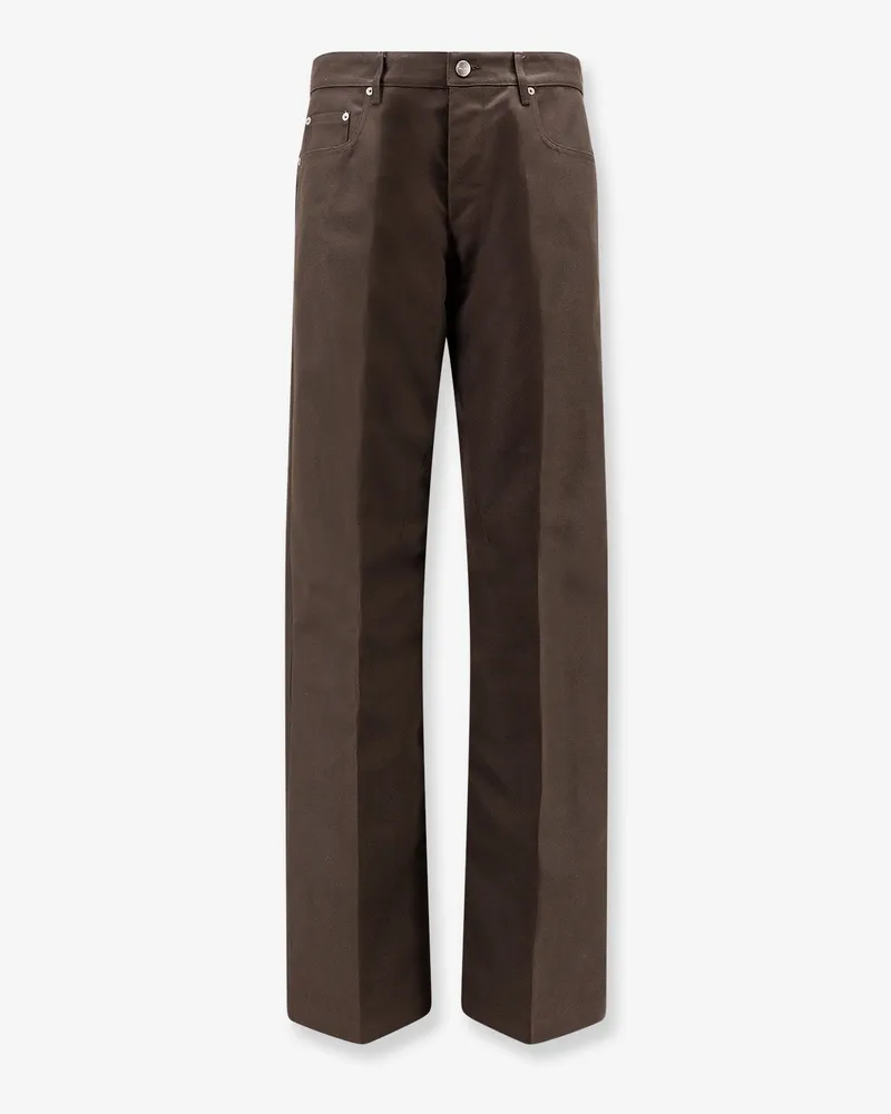 Rick Owens Geth recycled material trousers -  - gender_Man Brown