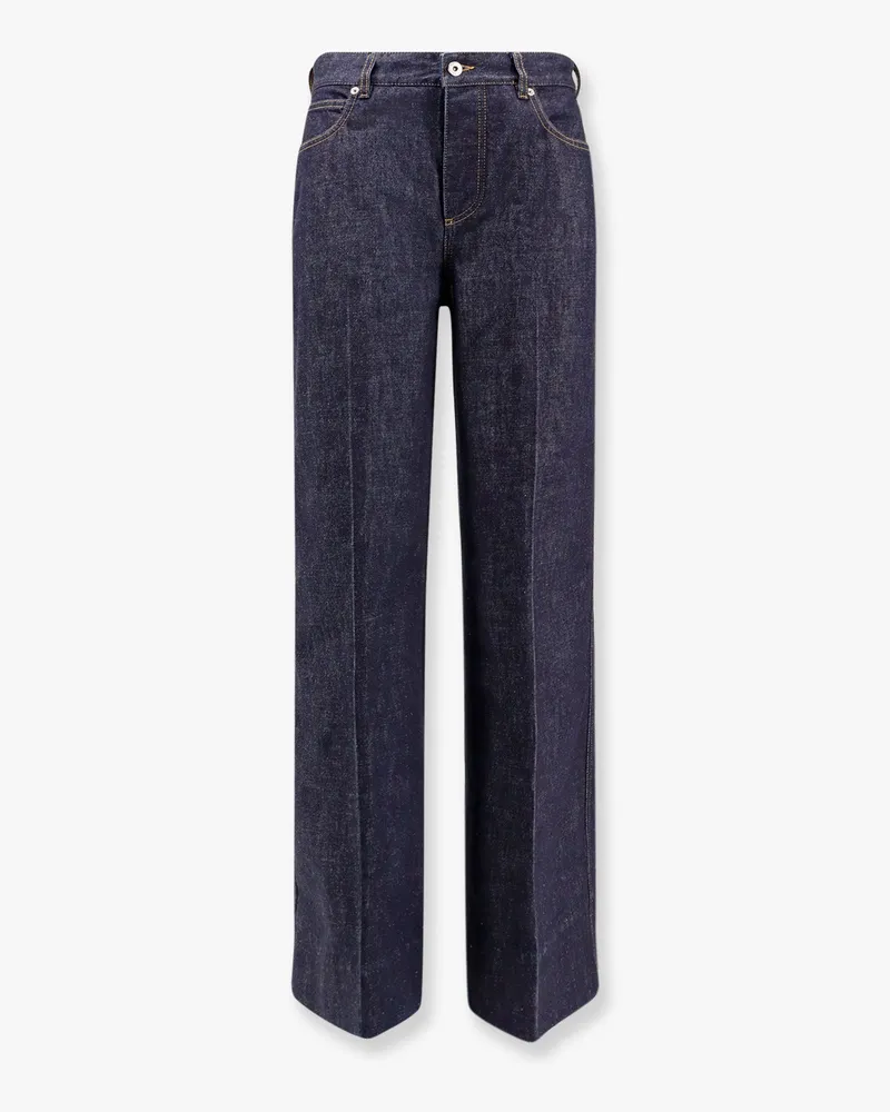 Bottega Veneta Indigo soft palazzo jeans -  - gender_Woman Blue