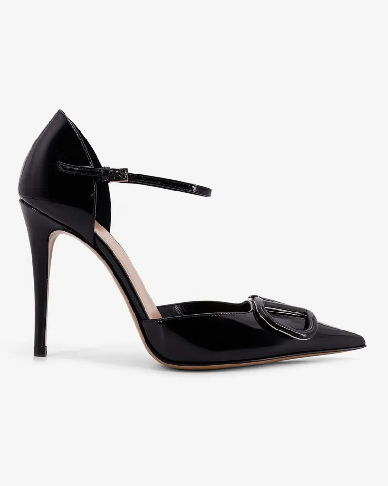 Valentino Garavani Patent leather pumps with VLogo Signature -  - gender_Woman Black