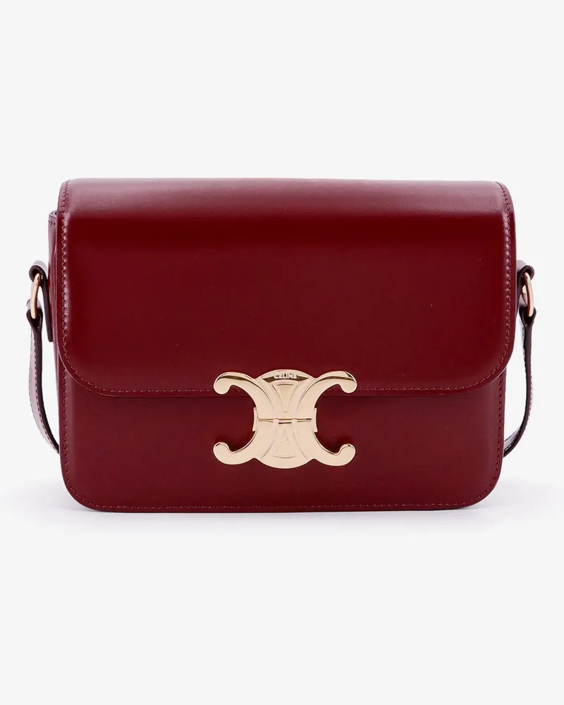 Celine Teen Triomphe leather shoulder bag -  - gender_Woman Red