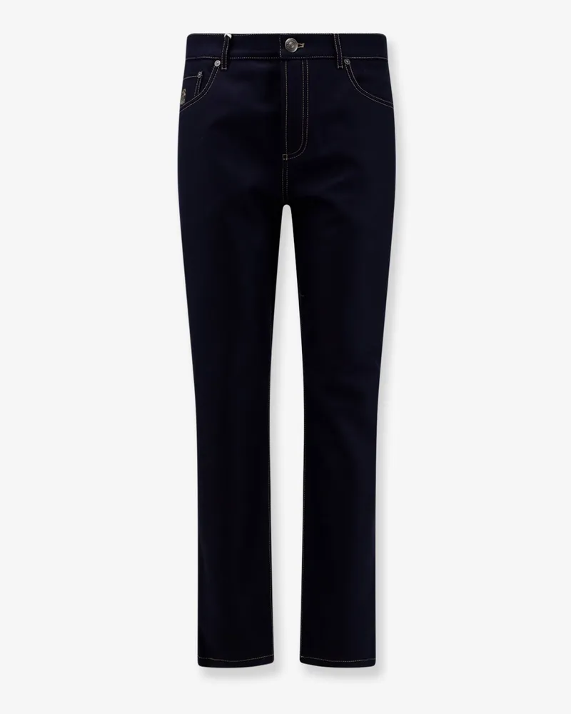 Brunello Cucinelli Virgin wool trousers -  - gender_Man Blue