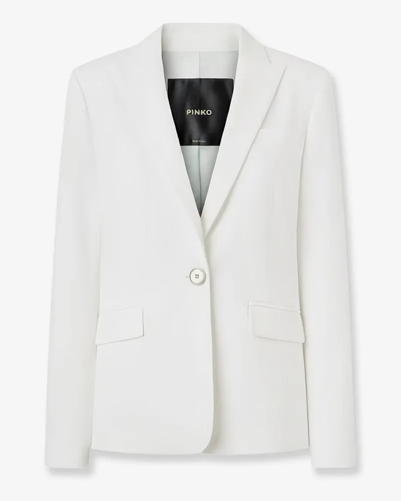 Pinko Freda stretch linen and viscose blazer -  - gender_Woman White