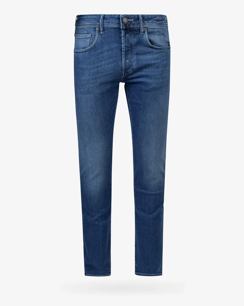 Incotex Slim fit stretch cotton jeans -  - gender_Man Blue