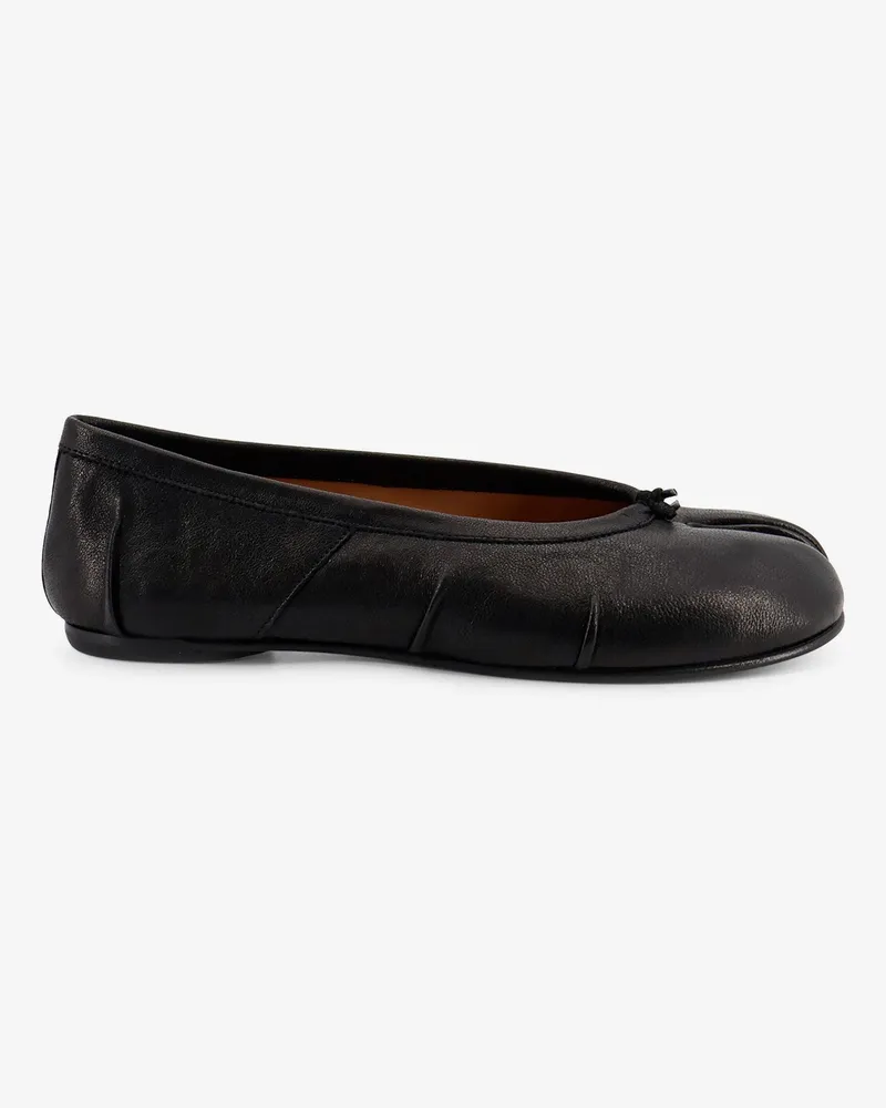 Maison Margiela Leather Tabi Ballet Flats -  - gender_Woman Black