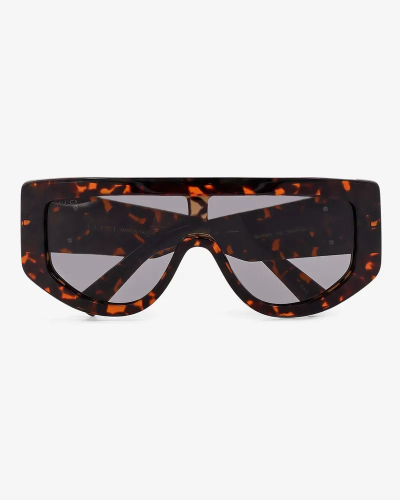 Gucci Rectangular acetate sunglasses -  - gender_Woman Brown