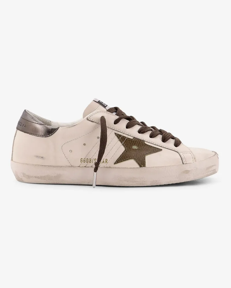 Golden Goose Super-star Classic with List low-top leather sneakers with used effect -  - gender_Man White