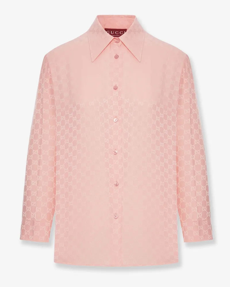 Gucci GG silk shirt -  - gender_Woman Pink
