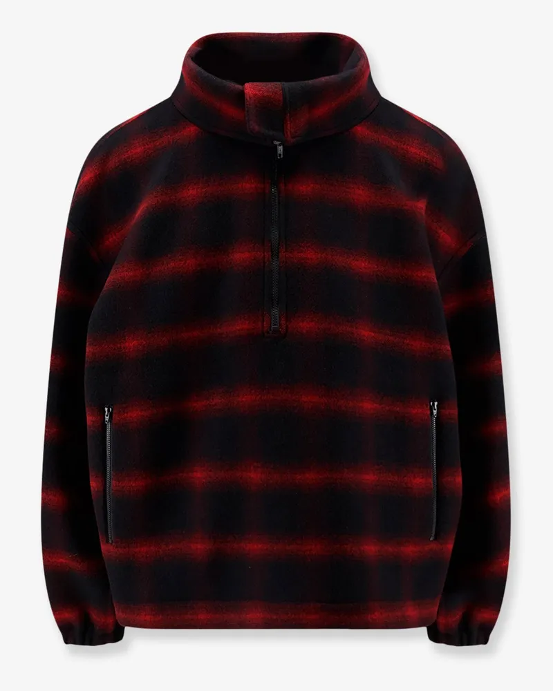 Balenciaga Slip-On madras wool jacket -  - gender_Man Red