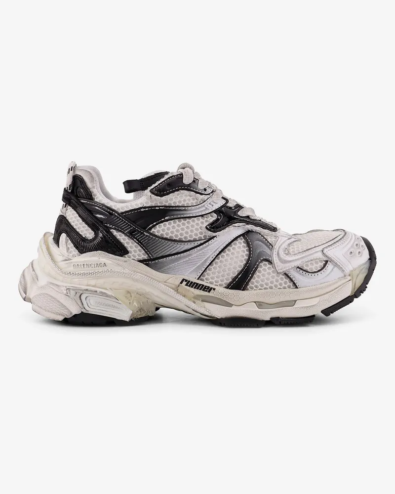 Balenciaga Mesh and nylon Runner 2 sneakers -  - gender_Man Grey