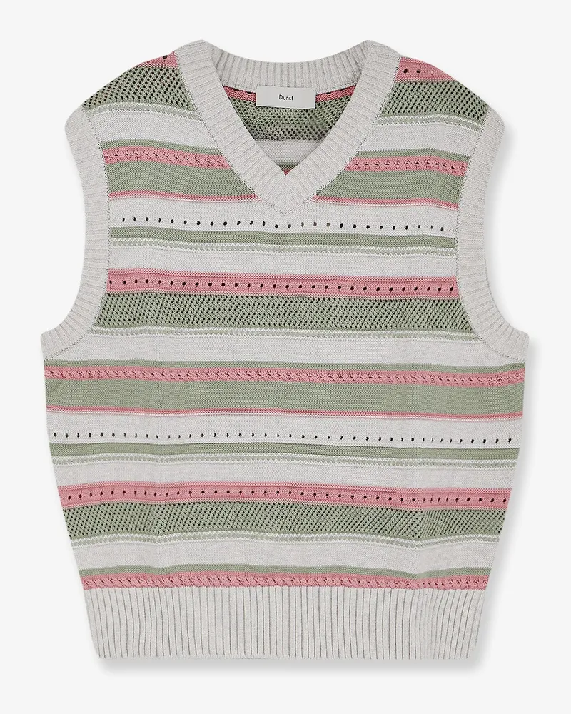 Dunst Unisex sleeveless cotton sweater -  - gender_Man Pink