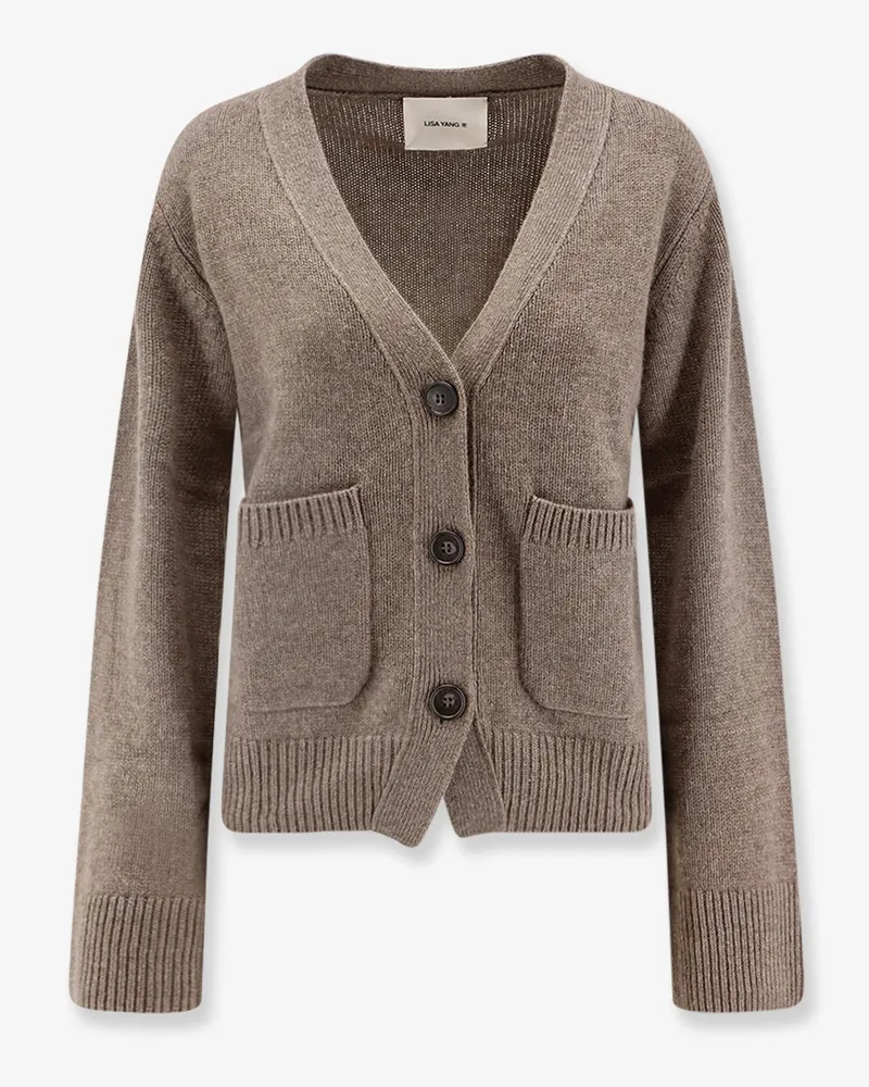 Lisa Yang Danni Cashmere Cardigan -  - gender_Woman Brown