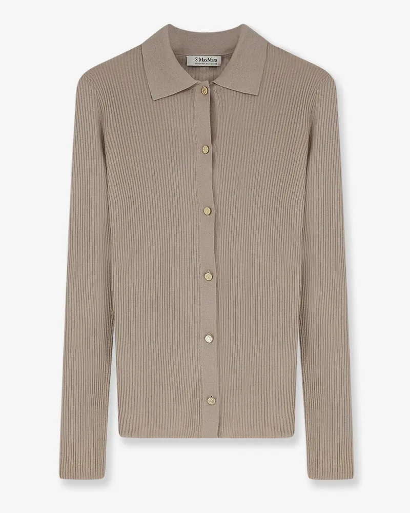 Max Mara Smmlimone virgin wool cardigan -  - gender_Woman Beige