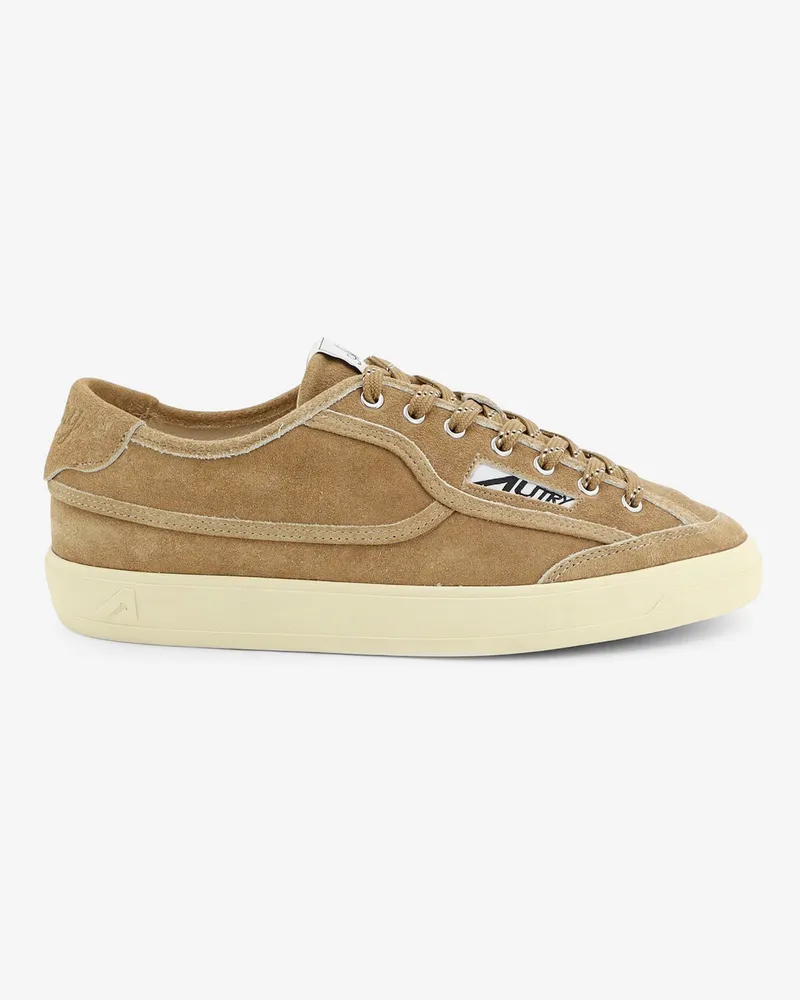 AUTRY Windscape suede sneakers with logo -  - gender_Man Beige