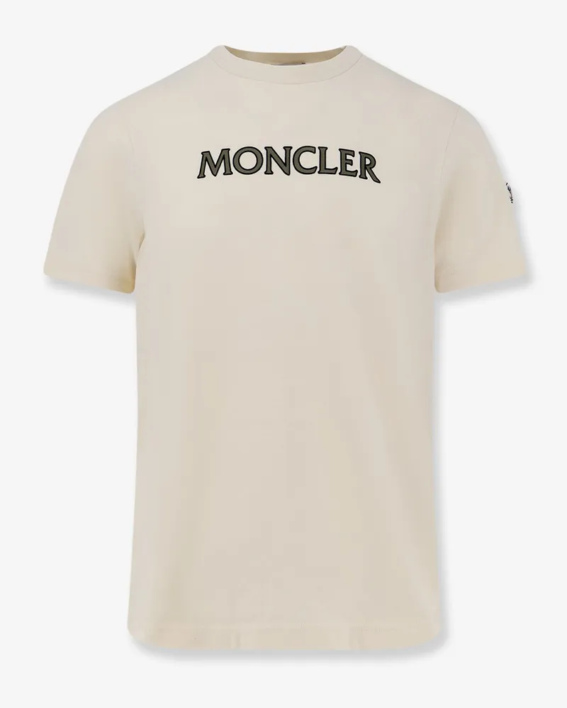 Moncler Cotton t-shirt -  - gender_Man Beige