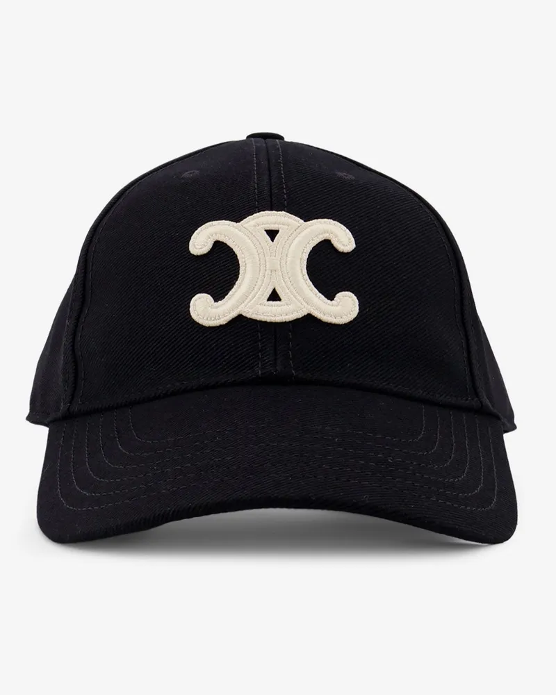 Celine Cotton Triomphe hat -  - gender_Man Black