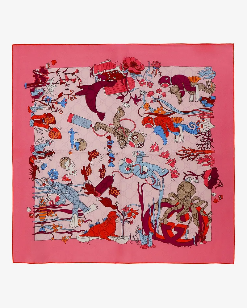 Gucci Silk Foulard -  - gender_Woman Pink