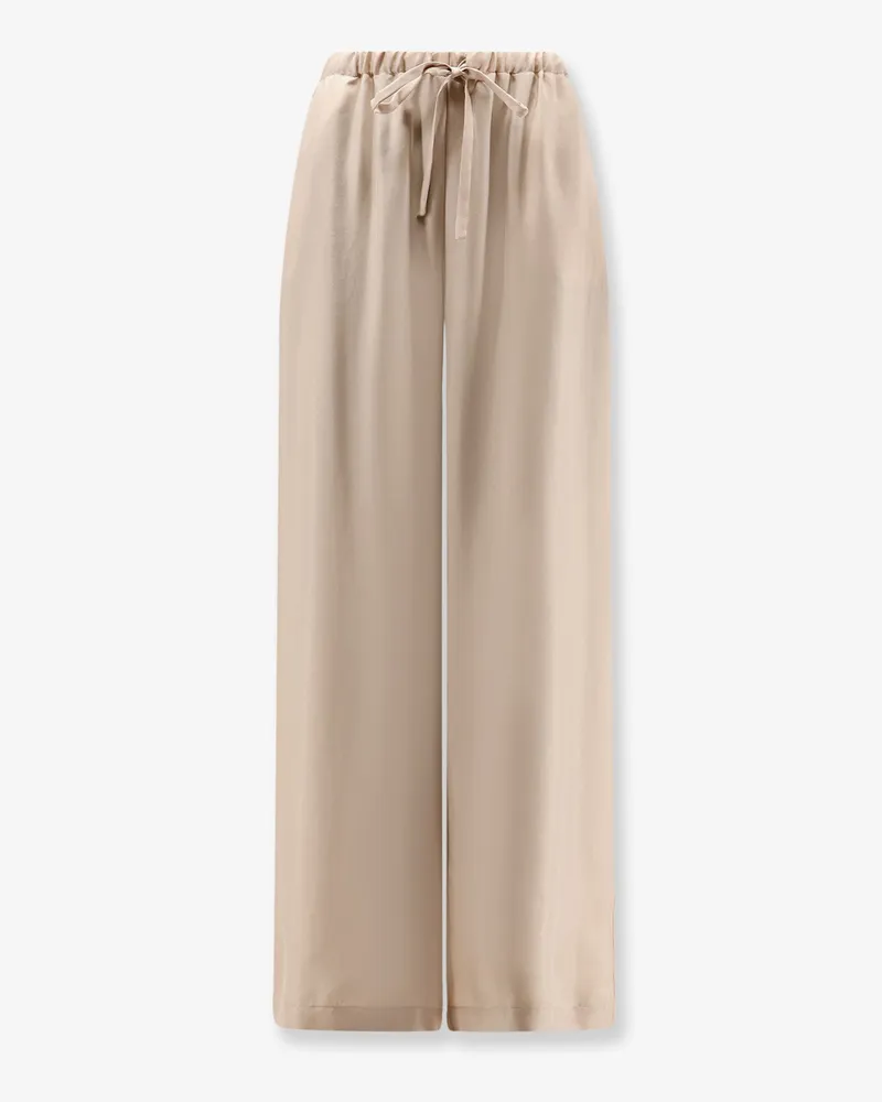ALYSI Silk trousers -  - gender_Woman Beige
