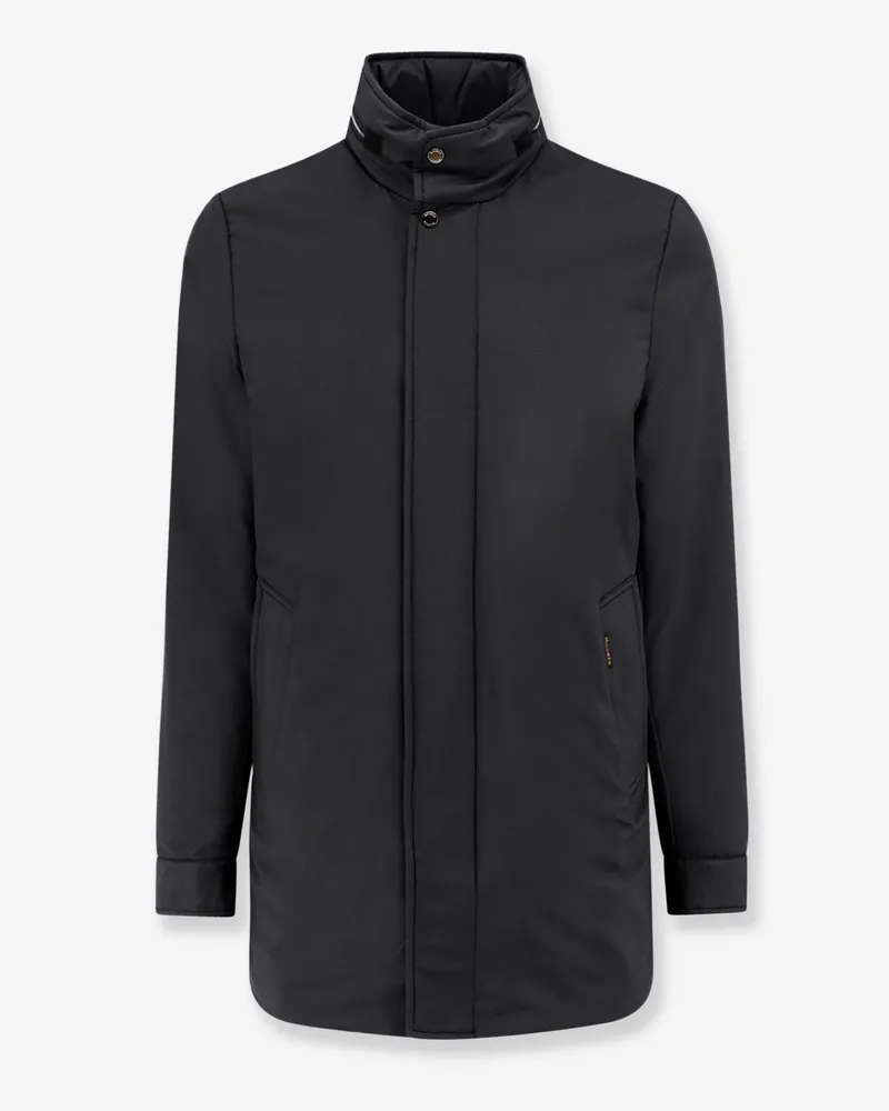MOORER Nylon long jacket -  - gender_Man Black