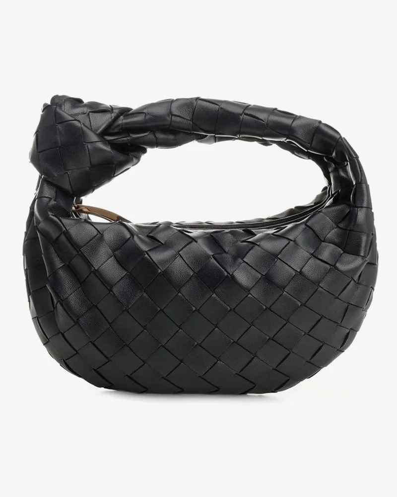 Bottega Veneta Mini Jodie leather handbag with Intrecciato motif -  - gender_Woman Blue