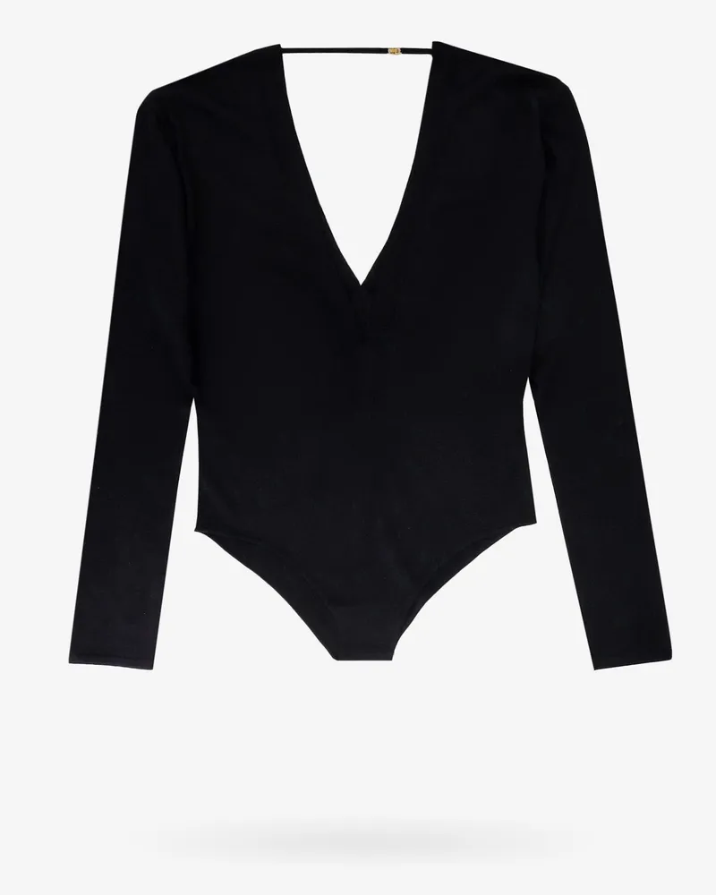 Saint Laurent Wool, cashmere and silk body -  - gender_Woman Black
