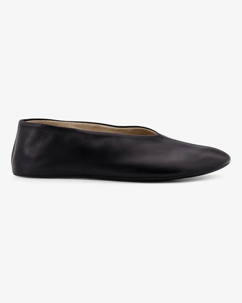 The Row Stella Slipper leather ballerinas -  - gender_Woman Black