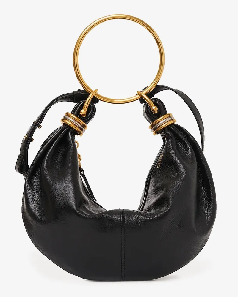 Chloé Bracelet hobo leather bag -  - gender_Woman Black