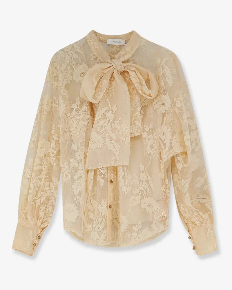 Zimmermann Valiant Lace Shirt -  - gender_Woman Beige