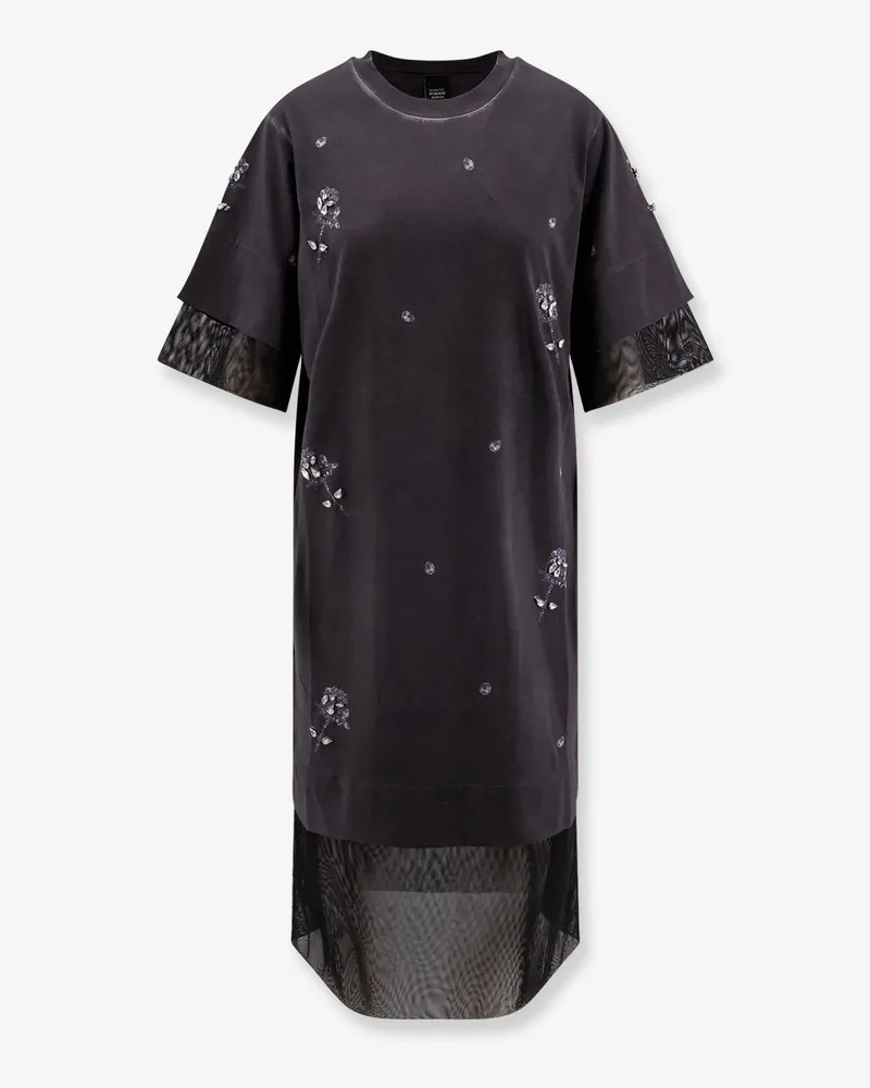 Pinko Ardennes Reimagine  x Patrick Mc Dowell cotton dress - PINKO - gender_Woman Black