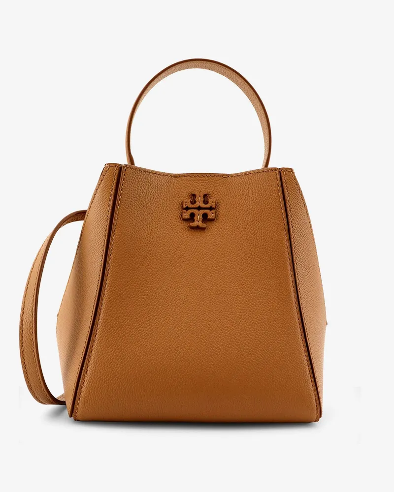 Tory Burch Leather bucket bag -  - gender_Woman Beige