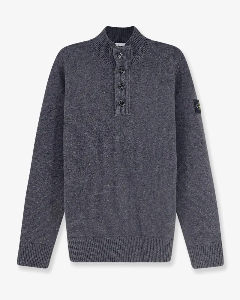 Stone Island Virgin wool blend sweater -  - gender_Man Grey