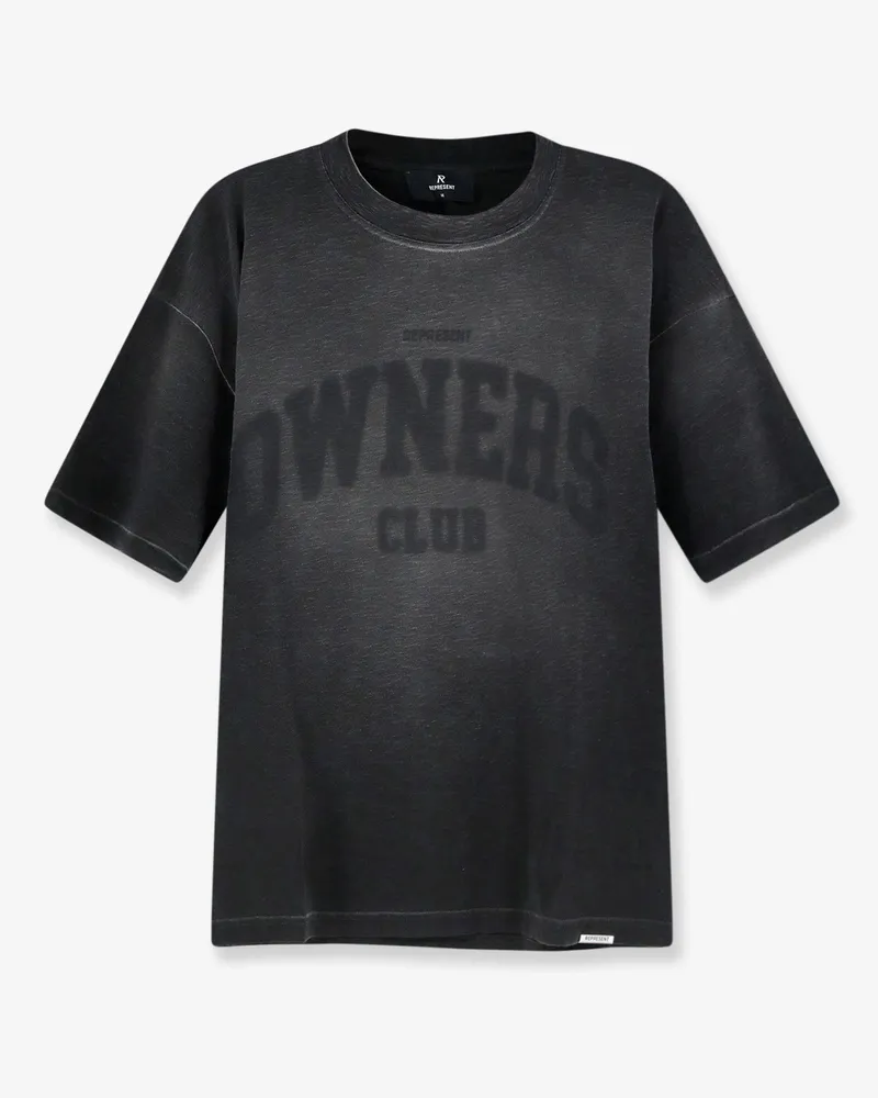 REPRESENT Melange cotton T-Shirt -  - gender_Man Black