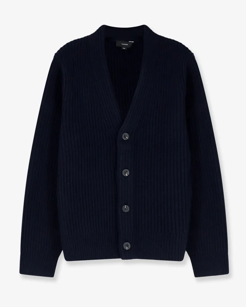 Vince Merino wool blend cardigan -  - gender_Man Blue
