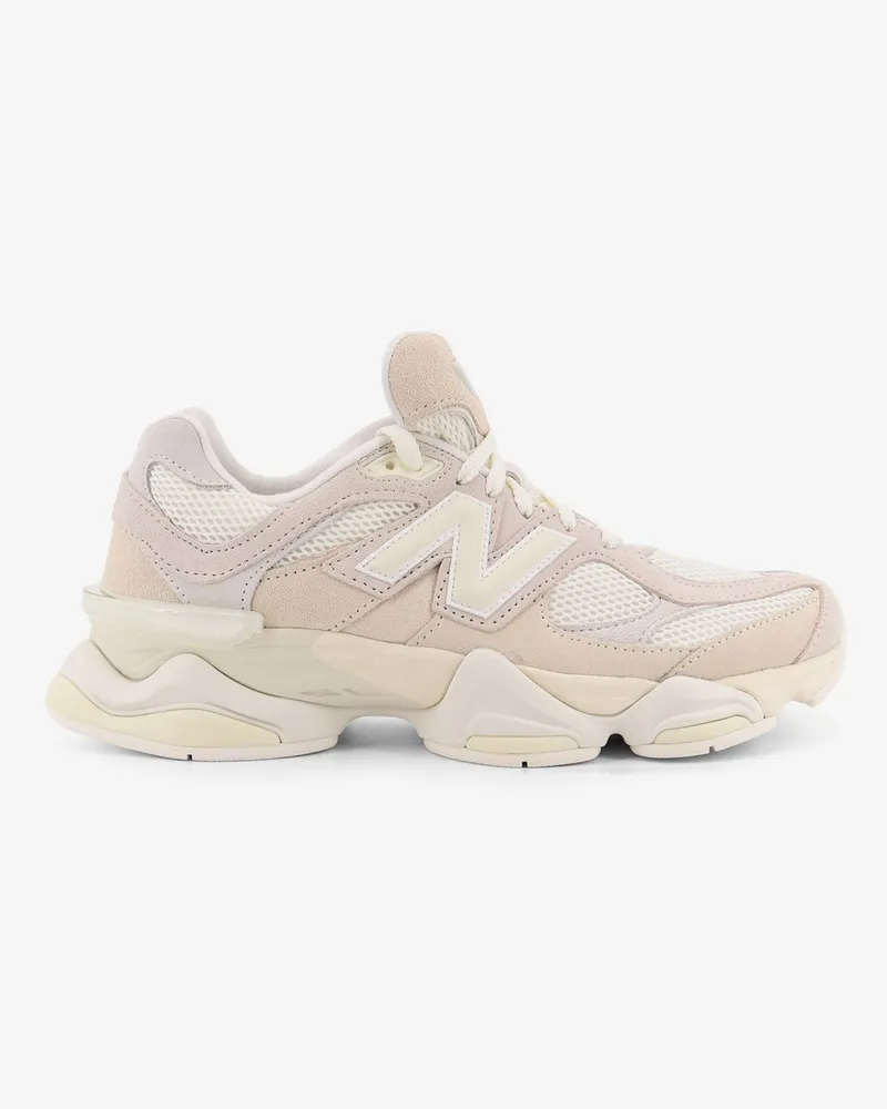 New Balance 9060 suede and mesh low-top sneakers -  - gender_Man White