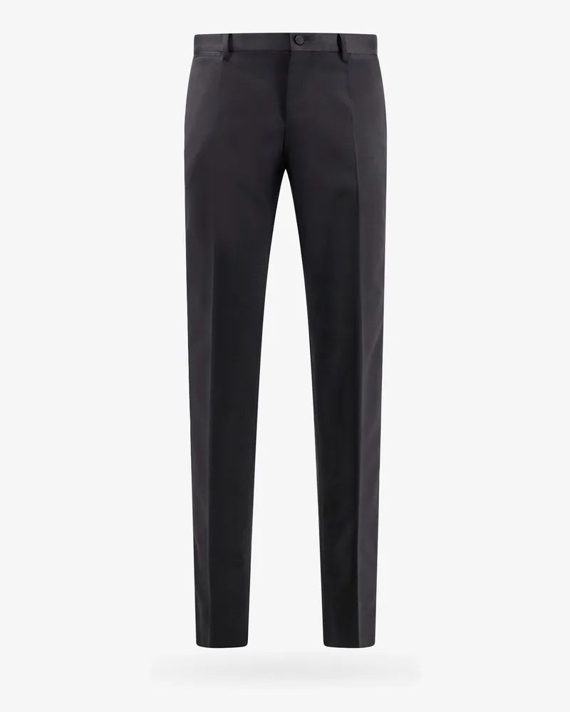 Dolce & Gabbana Virgin wool and silk tuxedo trouser -  - gender_Man Black