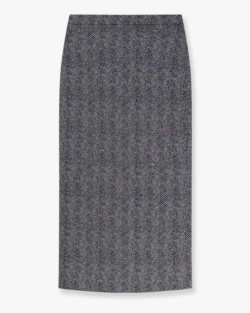 Givenchy Herringbone motif cotton skirt -  - gender_Woman Black