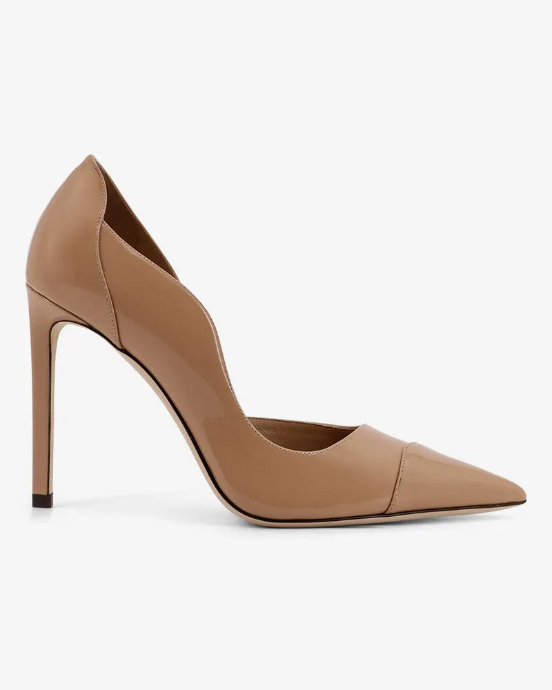 Jimmy Choo Brigitte patent leather pumps -  - gender_Woman Beige