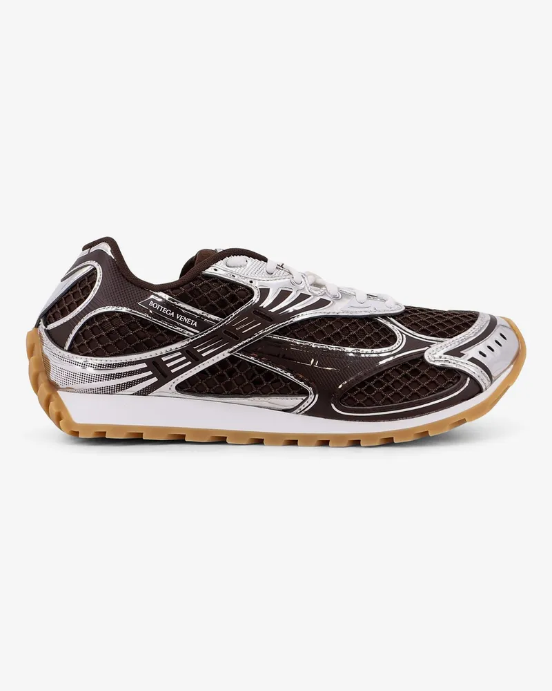 Bottega Veneta Orbit mesh sneakers with rubber inserts -  - gender_Man Brown